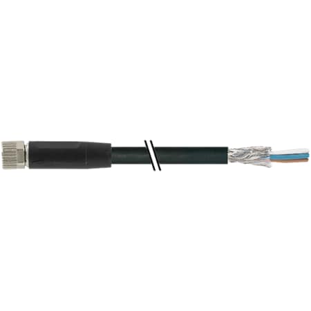 Murrelektronik M12 male 0 Degree with cable, PUR 3x0.34 gy UL/CSA 3m 7000-08741-6003500